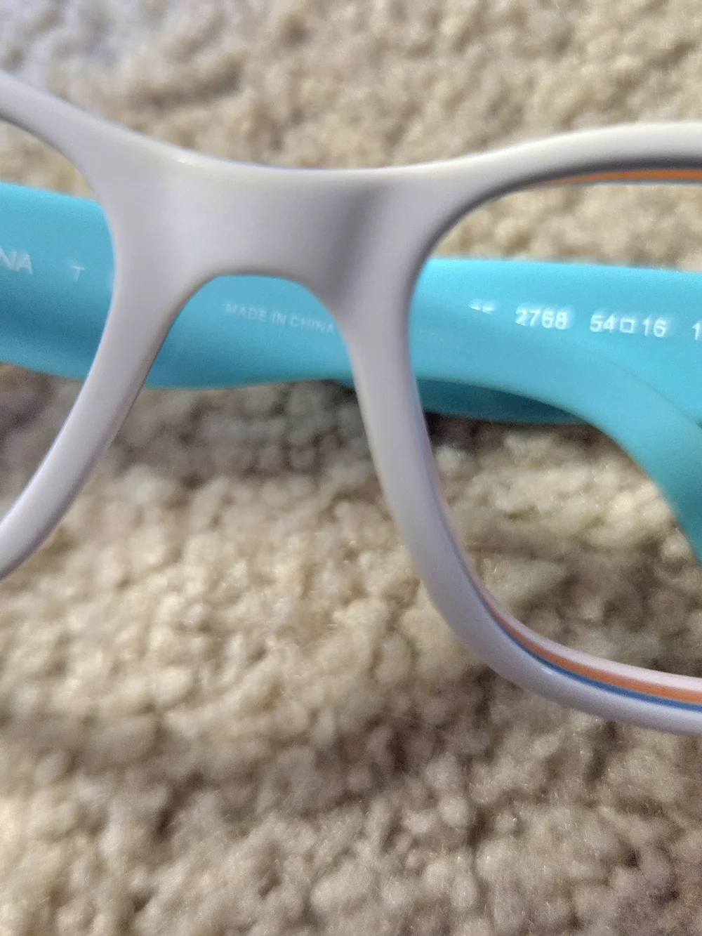 Dolce & Gabbana White Cat-Eye Eyeglasses